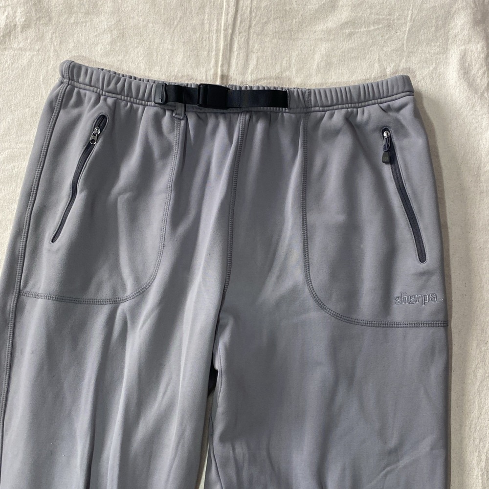 Sherpa Adventure Gear  Belted Fleece Lined Hiking Pants - Mens XL Gray